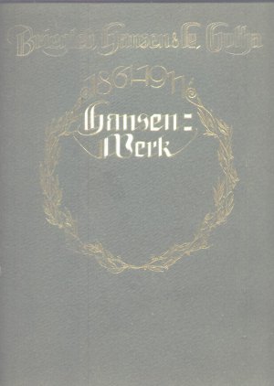 Festschrift zur feier des 50. Jährigen bestehens der Firma 1861-1911.Briegleb Hansen & CO Eisengiesserei und Maschinenfabrik Gotha