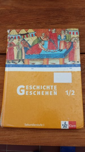 gebrauchtes Buch – Geschichte und Geschehen 1/2. Ausgabe Rheinland-Pfalz, Saarland Gymnasium - Schülerband Klasse 7/8