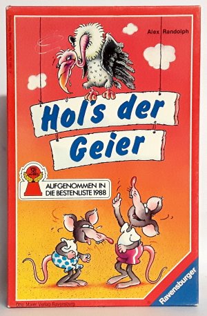 Hol's der Geier von Alex Randolph A1 1988 Ravensburger Spieleverlag - ab 10 Jahren - für 2 bis 5 Spieler - Spieledauer 20 Minuten