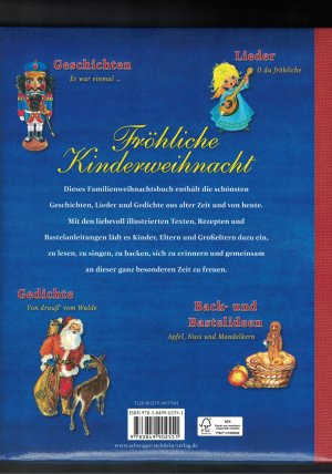 gebrauchtes Buch – Gerdt von Bassewitz / Hans Baluschek – Fröhliche Kinderweihnacht - Geschichten, Lieder, Gedichte - früher und heute