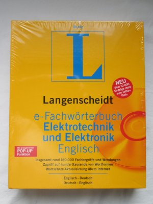 Langenscheidt: e-Fachwörterbuch Elektrotechnik und Elektronik - Englisch (CD-ROM Version 5.0) (OVP)