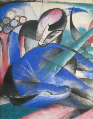 Franz Marc - Zeichnungen und Aquarelle.  Kunsthalle Tübingen 24.Februar bis 29.April 1990