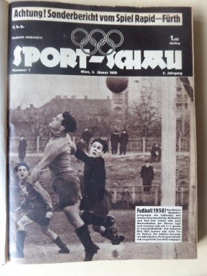 Sport-Schau. 5. Jahrgang 1950, Nr. 1 (3.Jänner) - Nr. 26 (27. Juni).