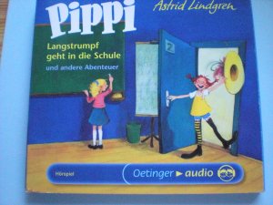 gebrauchtes Hörbuch – Astrid Lindgren – Pippi Langstrumpf geht in die Schule