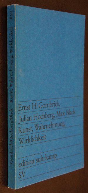 gebrauchtes Buch – Gombrich, Ernst H – Kunst, Wahrnehmung, Wirklichkeit