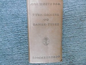 Host's Tysk-Danske og Dansk-Tyske Lommeordbog.