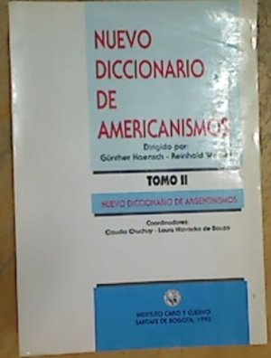 nuevo diccionario de americanismos