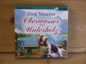 gebrauchtes Hörbuch – jörg maurer – "oberwasser" + "unterholz" 2 krimis