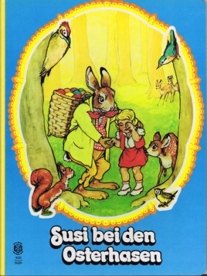 Susi bei den Osterhasen.