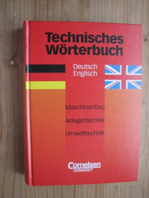 gebrauchtes Buch – Ekkehard Richter – Technisches Wörterbuch - Deutsch-Englisch - Maschinenbau - Anlagentechnik - Umwelttechnik