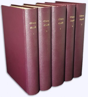 Die christliche Mystik. Erster bis Fünfter Band [kmpl.]. Neue Auflage in fünf Bänden mit einem Sach- und Namenregister.