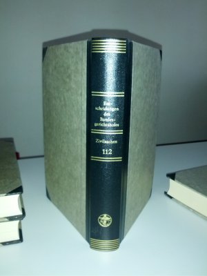 gebrauchtes Buch – Entscheidungen des Bundesgerichtshofes in Zivilsachen 112. Band (BGHZ 1991)