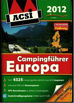 Campingfuhrer Europa 2012 Acsi Buch Gebraucht Kaufen A02k9lna01zzq