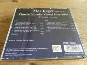 gebrauchter Tonträger – Wouter van den Broek – Sämtliche Choralfantasien Max Reger (1873-1916)