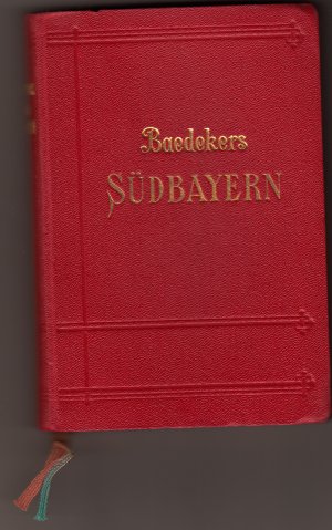 Baedekers Südbayern mit München, Oberbayern, Allgäu, Unterinntal mit Innsbruck und Salzburg. Baedekers Handbuch für Reisende von 1925. Top-Zustand. Dazu […]