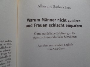 gebrauchtes Buch – Pease, Allan; Pease – Warum Männer nicht zuhören und Frauen schlecht einparken