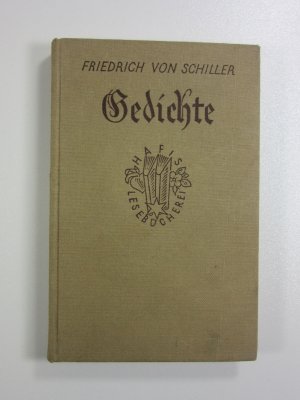 gebrauchtes Buch – Schiller, Friedrich von – Gedichte