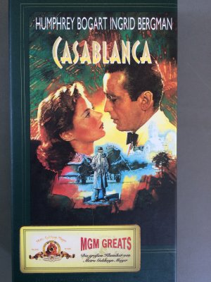 Casablanca mit Humphrey Bogart und Ingrid Bergmann