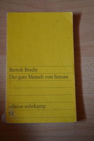 gebrauchtes Buch – Bertolt Brecht – Der gute Mensch von Sezuan - Parabelstück