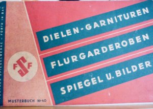 Dielen-Garnituren .Flurgarderoben . Spiegel u. Bilder. Musterbuch 40