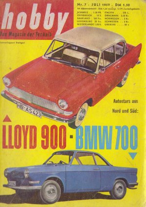 Hobby. Das Magazin der Technik  7/1959