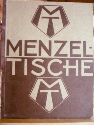 MENZEL - MUSTERBUCH 39. Menzel Tische