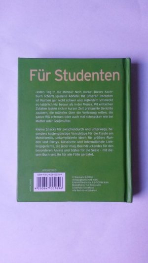 gebrauchtes Buch – Für Studenten - Preiswert, einfach und lecker