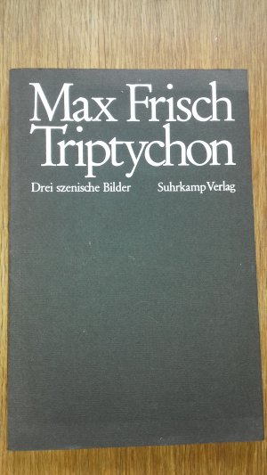 Triptychon. Drei szenische Bilder - Erstausgabe