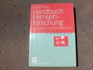 gebrauchtes Buch – Klaus Plake – Handbuch Fernsehforschung. Befunde und Perspektiven.