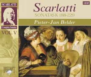 gebrauchter Tonträger – Scarlatti, Domenico  – Scarlatti: Sämtliche Cembalosonaten Vol.5 - K.188-229 / Pieter-Jan Belder [3CD-BOX-SET]