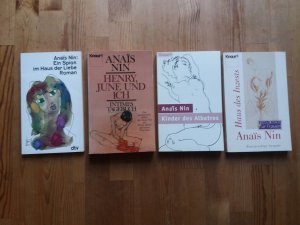 Erotik Konvolut Sammlung von 4 Bänden von Anais Nin: 1. Ein Spion im Haus der Liebe / 2. Henry, June und ich / 3. Haus des Inzests - zweisprachige Ausgabe […]