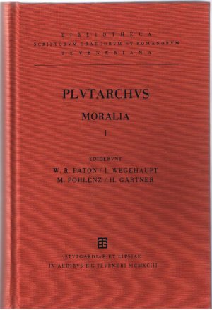 Plutarchi moralia - Vol. I