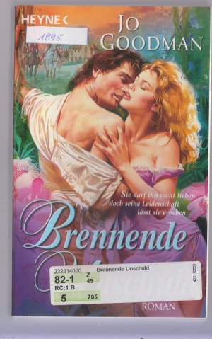 gebrauchtes Buch – Jo Goodman – Brennende Unschuld