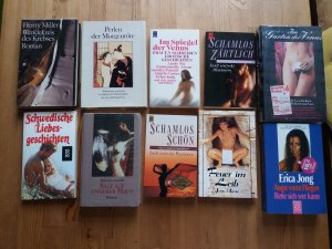 Sammlung Konvolut Erotik 10 Bände erotische Literatur: 1. Im Garten der Venus / 2. Salz auf unserer Haut / 3. Wendekreis des Krebses / 4. Perlen der Morgenröte […]