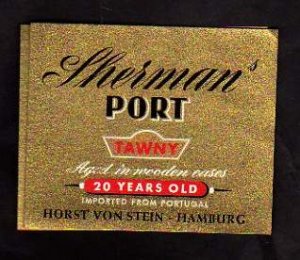 gebrauchtes Buch – w173 Sherman Port. Tawny. 20 years old. Horst vom Stein. Hamburg.