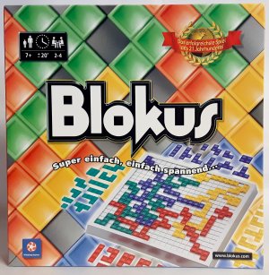 Blokus Strategiespiel A3 von Bernard Tavitian 2005 Winning Moves - ab 7 Jahren - für 2 bis 4 Spieler - Spieldauer ca 30 Minuten