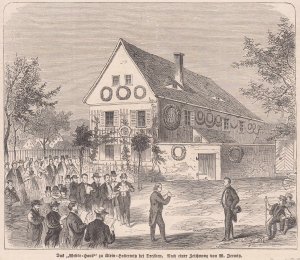 antiquarisches Buch – Hosterwitz  – Das Weber-Haus in Klein-Hosterwitz bei Dresden. Äußere Ansicht des Winzerhäuschen.