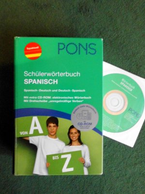 PONS Schülerwörterbuch Spanisch für die Schule - Spanisch-Deutsch /Deutsch-Spanisch, mit CD-Rom