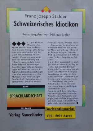 Schweizerisches Idiotikon