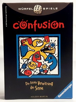 gebrauchtes Spiel – Holger Martin – Confusion - die totale Verwirrung der Sinne A2 von Holger Martin 2007 Ravensburger Spiele 271337 - ab 10 Jahren - für 2 - 5 Spieler - Spieldauer 15 min