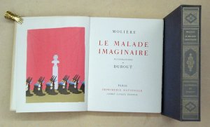 Le malade imaginaire. Illustrations de Dubout.