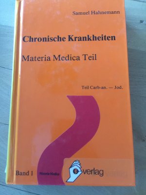 Chronische Krankheiten, Materia Medica Teil 2