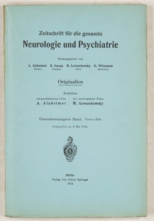 Über einen im Anfang des 18. Jahrhunderts von Dr. Peter Rommel klassisch beschriebenen Fall von transcorticaler motorischer Aphasie (pp.480-482).