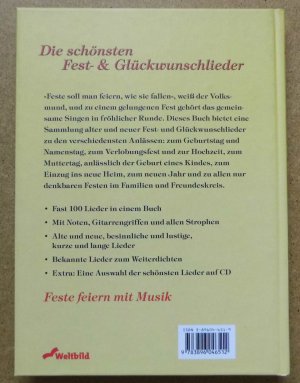 gebrauchtes Buch – Gertrud Weidinger – Die schönsten Fest- & Glückwunschlieder (mit CD)