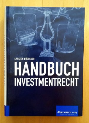 gebrauchtes Buch – Carsten Bödecker – Handbuch Investmentrecht