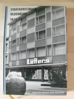 gebrauchtes Buch – Stadtadressbuch Oldenburg 1972/73