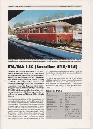 N15-2 Neben und Schmalspurbahnen ETA/ESA 150
