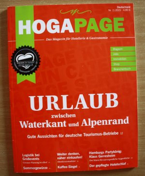 gebrauchtes Buch – Buhl  – HOGAPAGE Das Wissensmagazin für Hotellerie & Gastronomie Nr. 2/2015