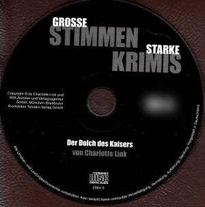 gebrauchtes Hörbuch – Charlotte Link – Charlotte Link - Der Dolch des Kaisers - Eva Mattes liest - Reihe: "Grosse Stimmen Starke Krimis 3" - CD 05