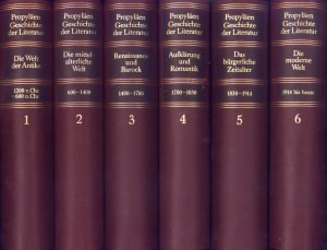 Propyläen Geschichte der Literatur. Literatur und Geschichte der westlichen Welt in sechs Bänden. Bd. I: Die Welt der Antike, 1200 v. Chr. bis 600 n. […]